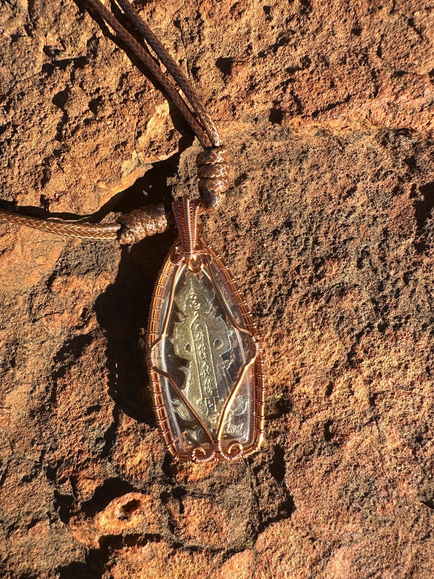 Amulet With Adjustable Necklace