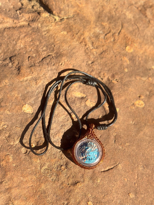 Peacock Amulet Necklace