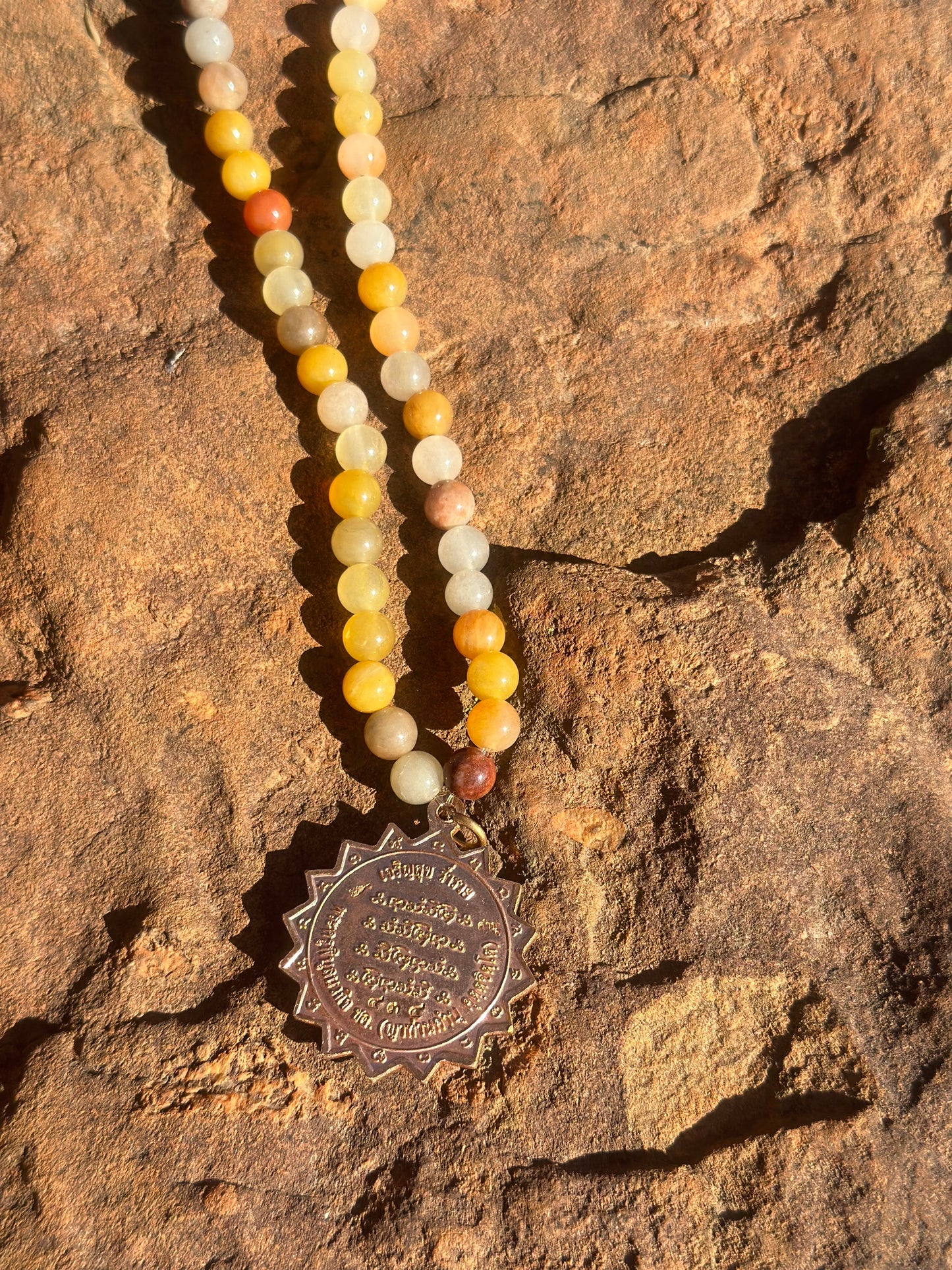 Amulet with Crystal Necklace