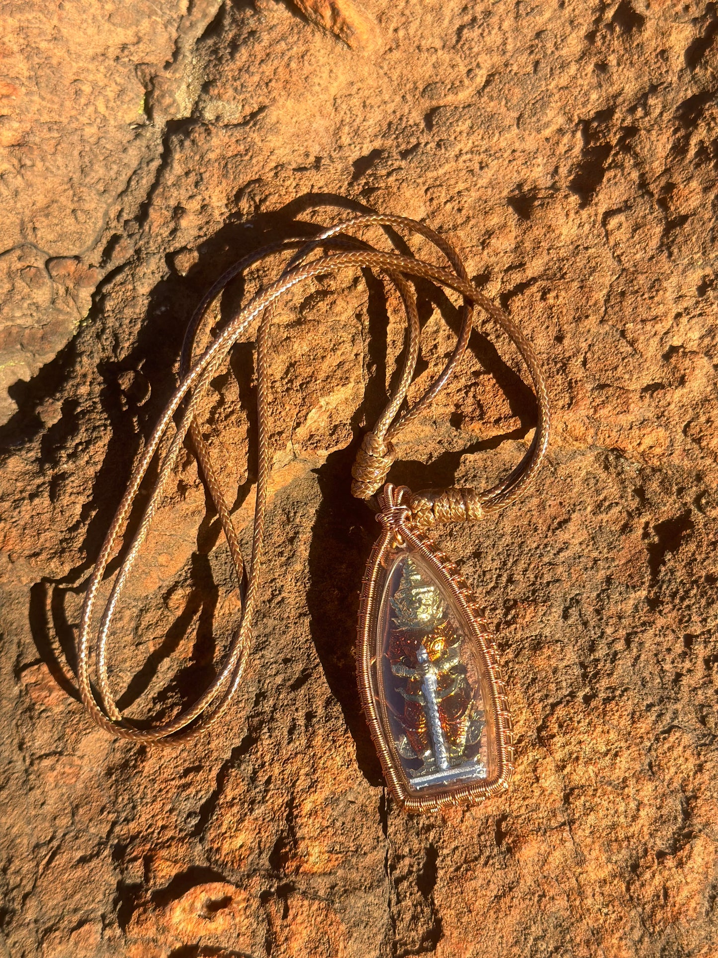 Amulet With Adjustable Necklace