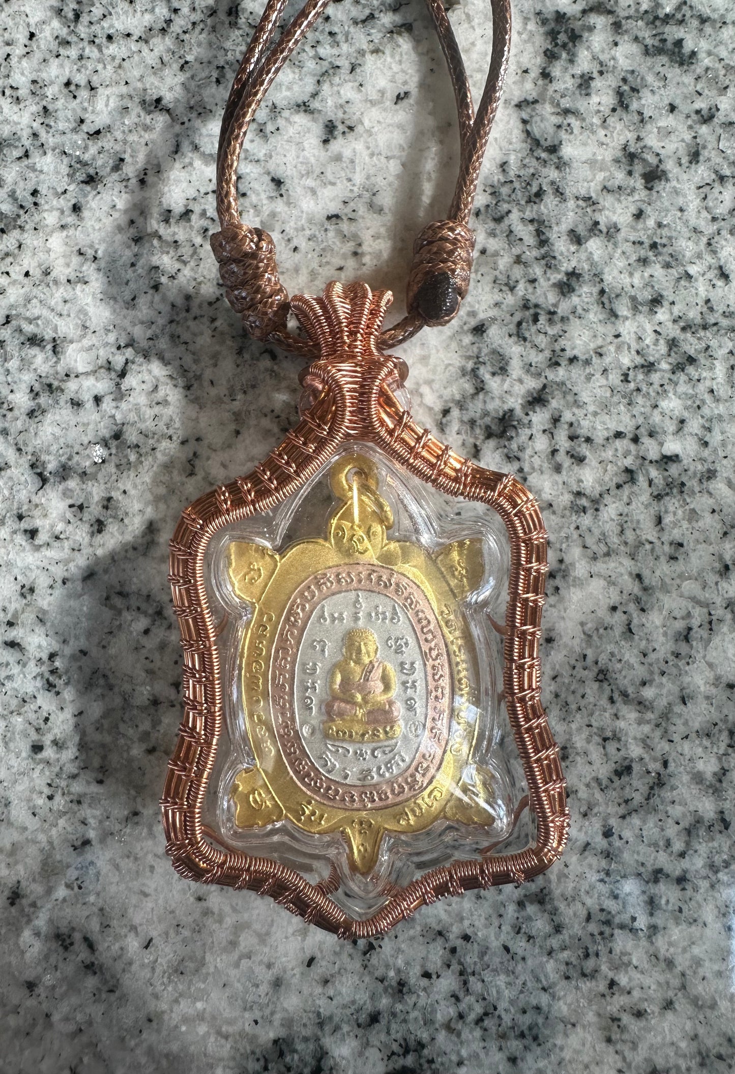 Turtle Amulet With Necklace