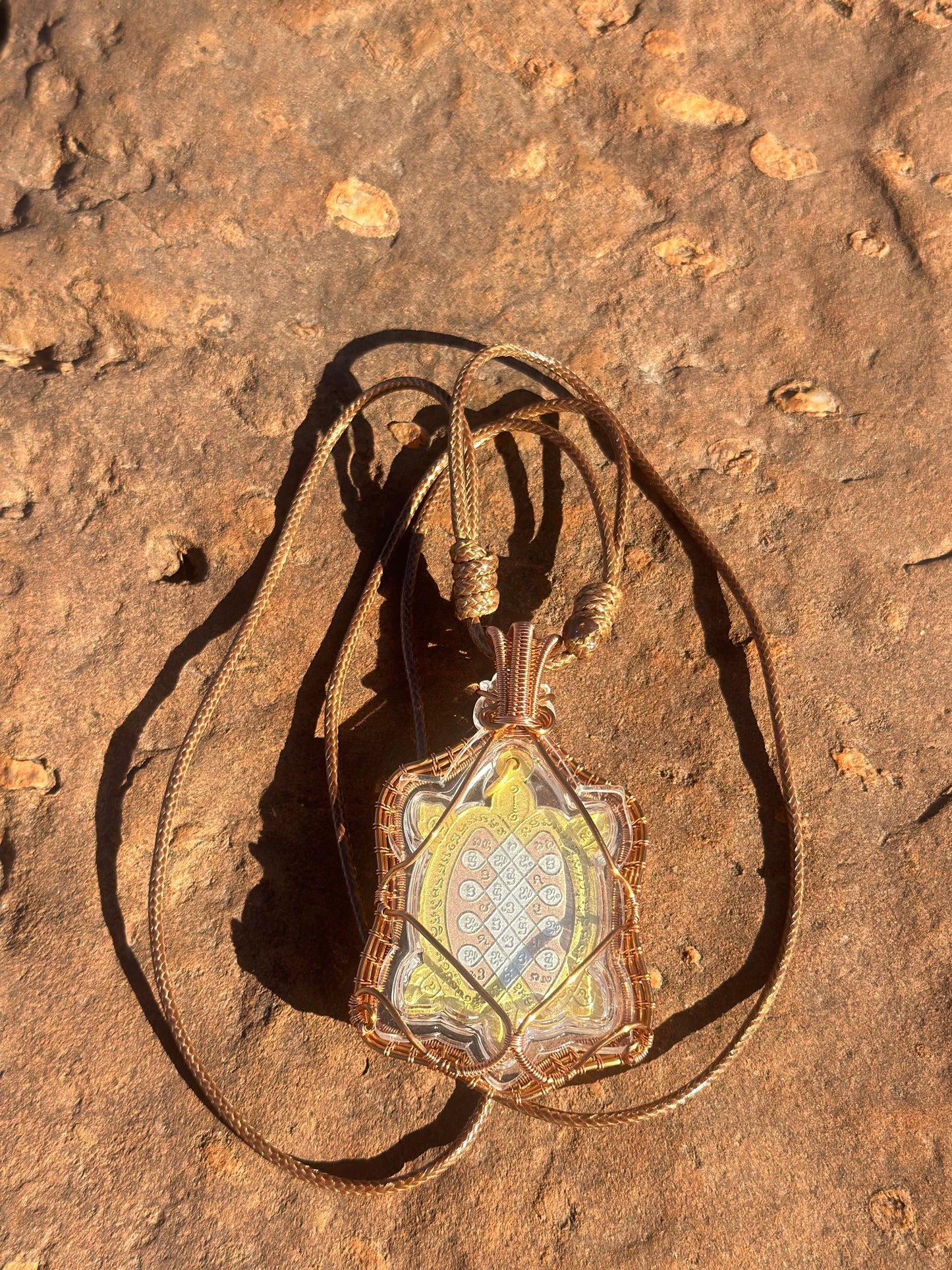 Turtle Amulet With Necklace