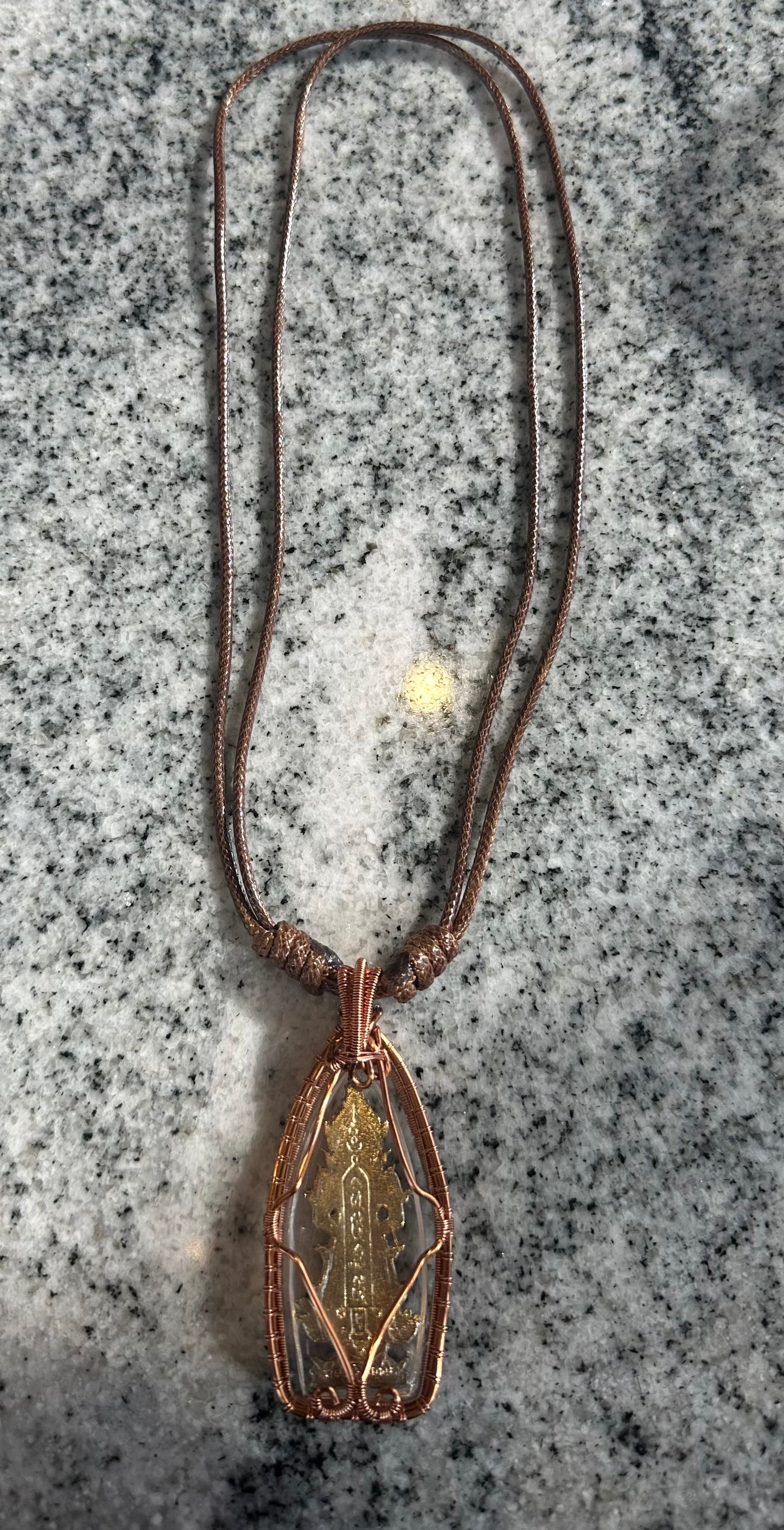 Amulet With Adjustable Necklace