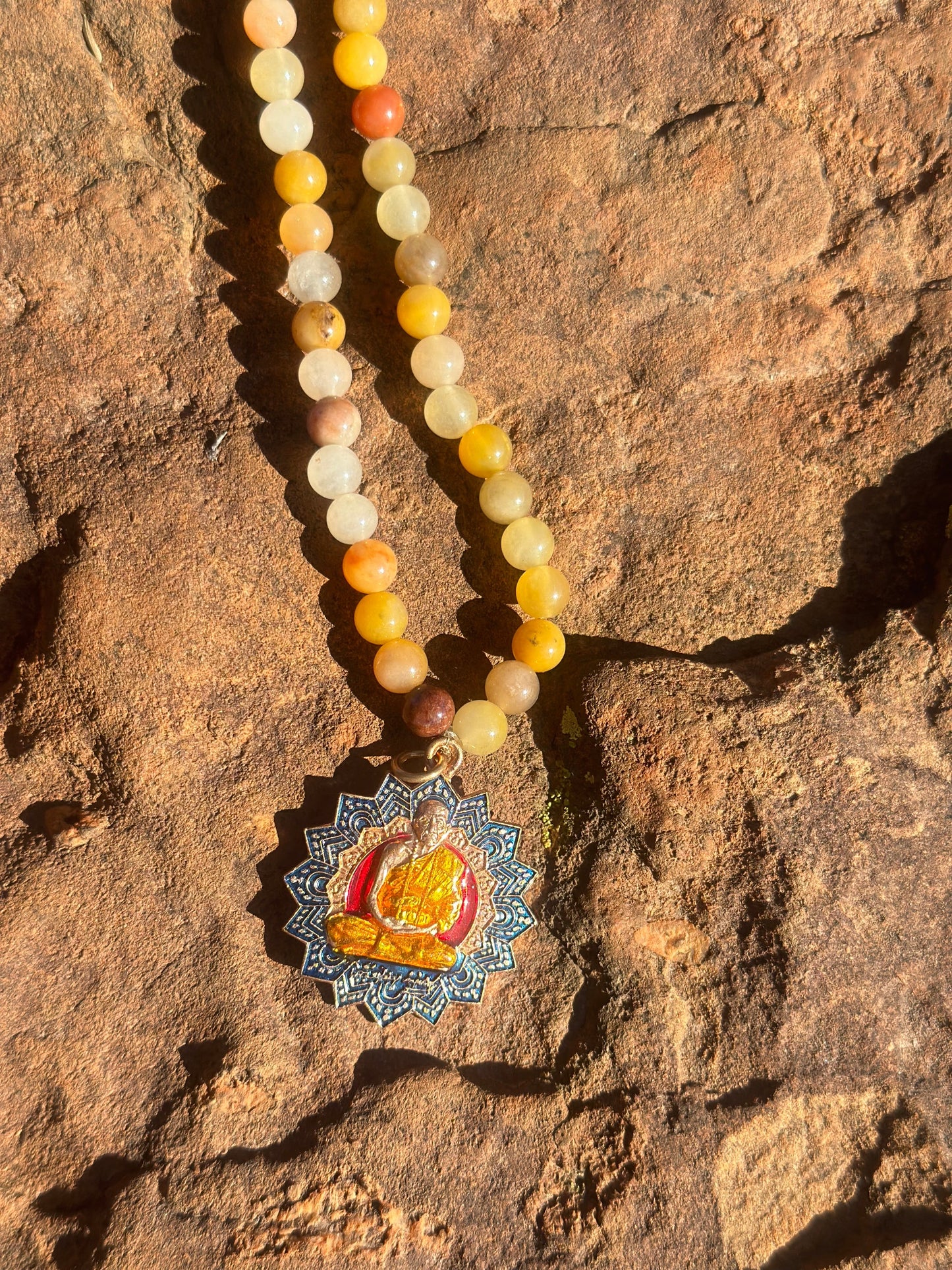 Amulet with Crystal Necklace