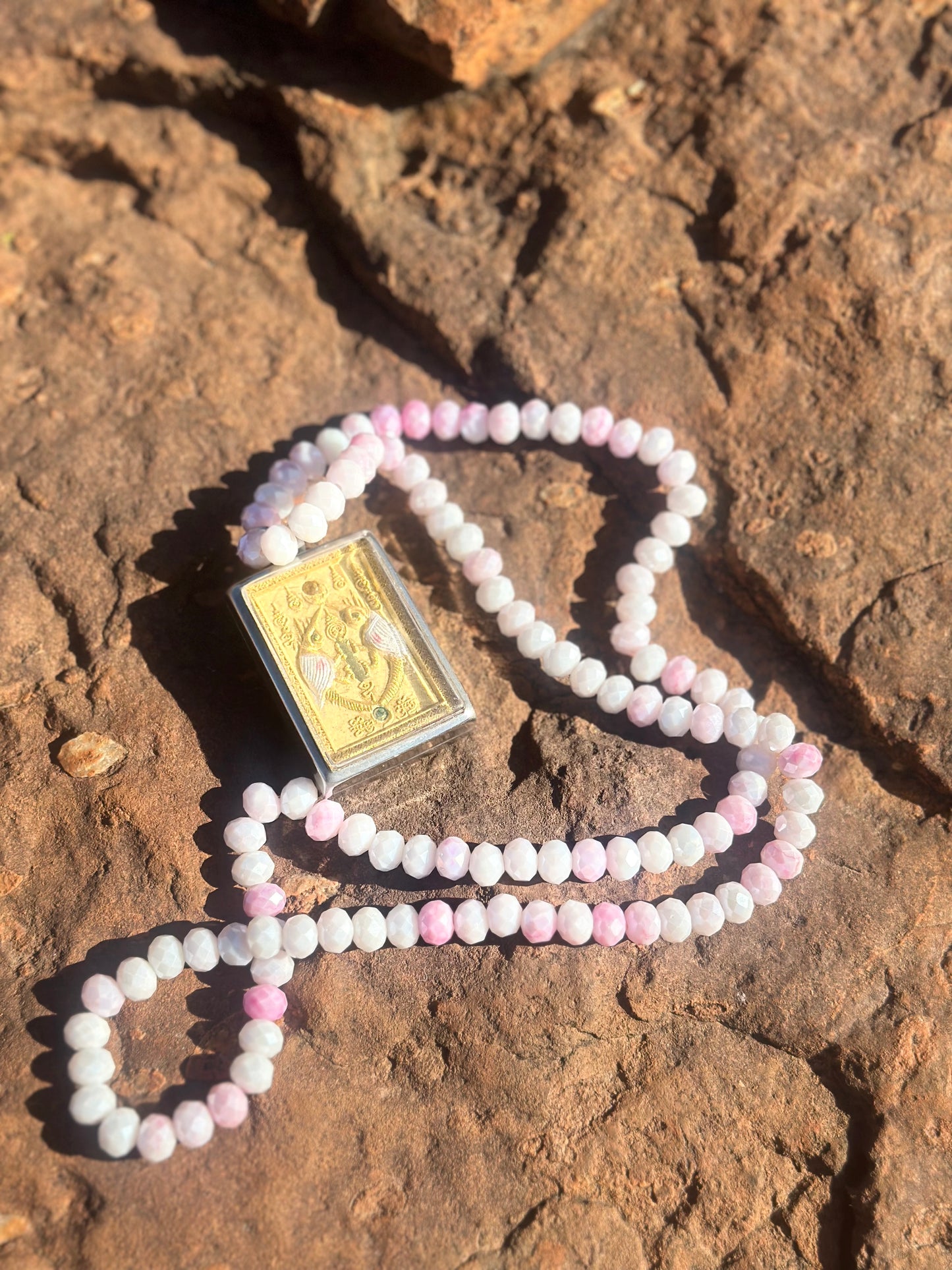 Butterfly Amulet with Fashion Beads